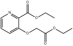 3-(2-乙氧基-2-氧代乙氧基)吡啶甲酸乙酯,107095-98-7,结构式