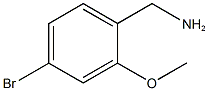 4-BROMO-2-METHOXYBENZYLAMINE Struktur