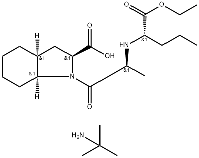 培哚普利叔丁胺, 107133-36-8, 结构式