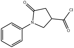 5-氧代-1-苯基吡咯烷-3-甲酰氯,1071382-79-0,结构式