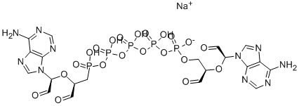 P1,P5-DI(ADENOSINE-5') PENTAPHOSPHATE*PE RIODATE OXI Structure