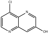 8-Chloro-1,5-naphthyridin-3-ol Struktur