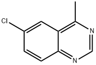 6-Chloro-4-methylquinazoline Struktur