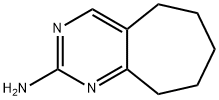 6,7,8,9-Tetrahydro-5H-cyclohepta[d]pyrimidin-2-amine Struktur