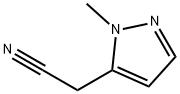 (1-Methyl-1H-pyrazol-5-yl)acetonitrile Struktur
