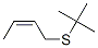 2-Butene, 1-[(1,1-dimethylethyl)thio]-, (Z)- Structure