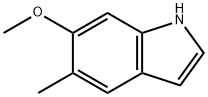 6 - 甲氧基-1H-吲哚-5 - 甲基,1071973-95-9,结构式