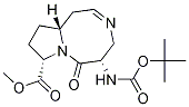 (5S,8S,10aR,Z)-Methyl 5-(tert-butoxycarbonylaMino)-6-oxo-1,4,5,6,8,9,10,10a-octahydropyrrolo[1,2-a][1,5]diazocine-8-carboxylate 结构式