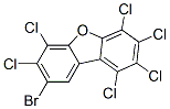 MONOBROMO-HEXACHLORODIBENZOFURAN 化学構造式