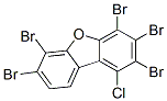 PENTABROMO-MONOCHLORODIBENZOFURAN 结构式