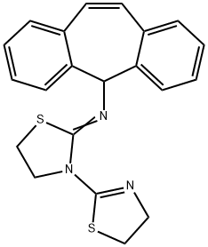 1072145-33-5 N-(3-(4,5-二氢噻唑-2-基)噻唑烷-2-亚基)-5H-二苯并[A,D][7]轮烯-5-胺