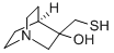 1-Azabicyclo[2.2.2]octan-3-ol,3-(mercaptomethyl)-|3-(疏基甲基)-1-阿杂环[2.2.2]辛烷-3-醇