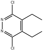 3,6-二氯-4,5-二乙基哒嗪 结构式