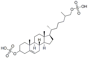 26-hydroxycholesterol disulfate Struktur