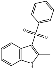 2-methyl-3-(phenylsulfonyl)indole Struktur