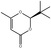 (R)-2-TERT-BUTYL-6-METHYL-1,3-DIOXIN-4-ONE 化学構造式