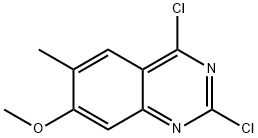 2,4-dichloro-7-Methoxy-6-Methylquinazoline Struktur