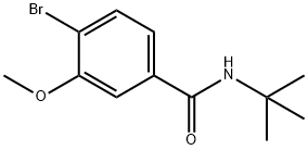 N-T-BUTYL 4-BROMO-3-METHOXYBENZAMIDE,1072944-39-8,结构式