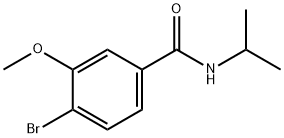 N-ISOPROPYL 4-BROMO-3-METHOXYBENZAMIDE 结构式