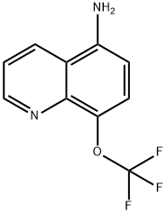 5-AMINO-8-TRIFLUOROMETHOXYQUINOLINE, 1072944-53-6, 结构式