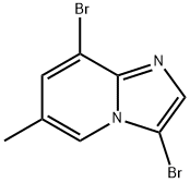 3,8-DIBROMO-6-METHYLIMIDAZO[1,2-A]PYRIDINE Struktur