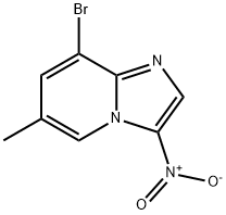 8-BROMO-6-METHYL-3-NITROIMIDAZO[1,2-A]PYRIDINE Structure