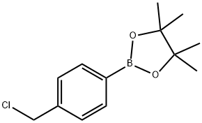 4-CHLOROMETHYLPHENYLBORONIC ACID, PINACOL ESTER, 1072945-04-0, 结构式