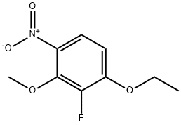 3-ETHOXY-2-FLUORO-6-NITROANISOLE,1072945-58-4,结构式