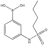 3-(ButylsulfonaMido)phenylboronic acid Structure