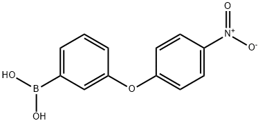 (3-(4-Nitrophenoxy)phenyl)boronic acid Struktur
