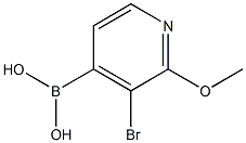 3-BroMo-2-Methoxypyridine-4-boronic acid,1072946-00-9,结构式