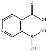 3-BORONOISONICOTINIC ACID, 1072946-05-4, 结构式