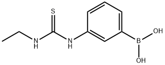 3-(3-ETHYLTHIOUREIDO)PHENYLBORONIC ACID, 1072946-06-5, 结构式
