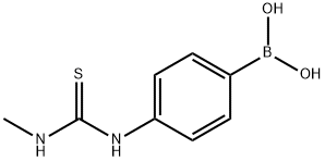 4-(3-Methylthioureido)phenylboronic acid, 1072946-18-9, 结构式
