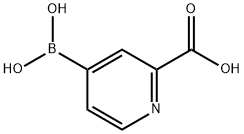 2-CARBOXYPYRIDINE-4-BORONIC ACID, 1072946-59-8, 结构式