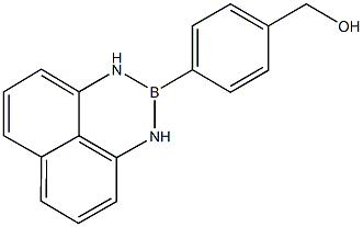 (4-{2,4-ジアザ-3-ボラトリシクロ[7.3.1.0^{5,13}]トリデカ-1(13),5,7,9,11-ペンタエン-3-イル}フェニル)メタノール 化学構造式