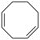 1,4-Cyclooctadiene. 结构式