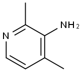 3-アミノ-2,4-ジメチルピリジン 化学構造式