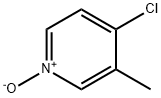 4-クロロ-3-メチルピリジン1-オキシド 化学構造式