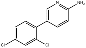 5-(2,4-Dichlorophenyl)pyridin-2-aMine Structure