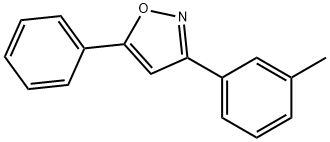 Isoxazole, 3-(3-Methylphenyl)-5-phenyl- 化学構造式