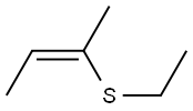 2-Butene, 2-(ethylthio)-, (Z)- 化学構造式