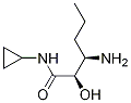 HexanaMide, 3-aMino-N-cyclopropyl-2-hydroxy-, (2R,3R) Struktur