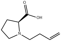 L-Proline, 1-(3-butenyl)- (9CI),107326-39-6,结构式