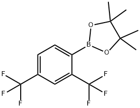 2,4-Bis(trifluoromethyl)benzeneboronic acid pinacol ester Structure