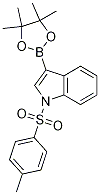 3-(4,4,5,5-tetraMethyl-1,3,2-dioxaborolan-2-yl)-1-tosyl-1H-indole,1073354-51-4,结构式