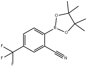 1073355-21-1 2-(4,4,5,5-テトラメチル-1,3,2-ジオキサボロラン-2-イル)-5-(トリフルオロメチル)ベンゾニトリル