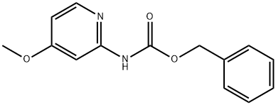 BENZYL 4-METHOXYPYRIDIN-2-YLCARBAMATE, 1073372-17-4, 结构式