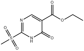 ETHYL 4-HYDROXY-2-(METHYLSULFONYL)PYRIMIDINE-5-CARBOXYLATE,1073372-19-6,结构式