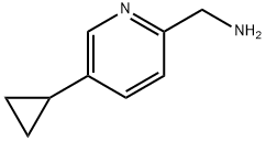 (5-사이클로프로필피리딘-2-일)메타나민
